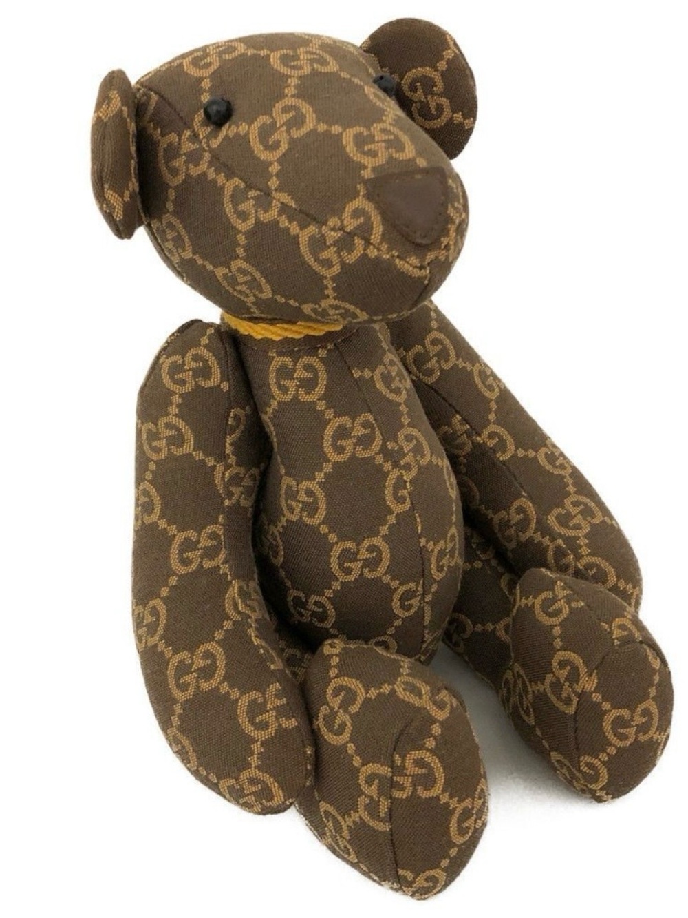 🧸Gucci Brown Monogram Bear Plushy - Guaranteed Authentic, EXCELLENT Condition